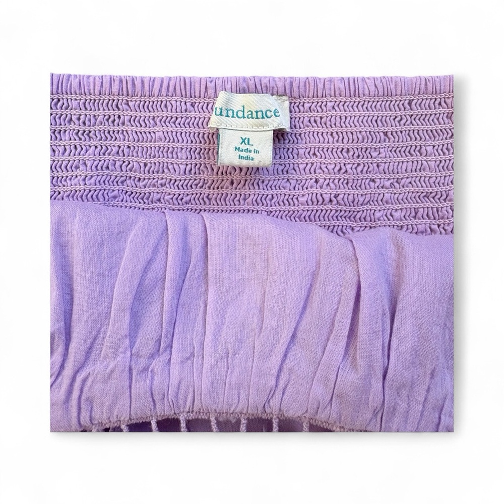 Sundance Lavender Smocked Top - Picture 5 of 5